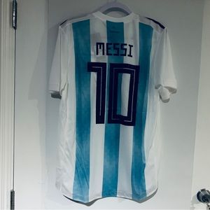 2018 Messi Argentina ClimaChill World Cup Jersey Remake